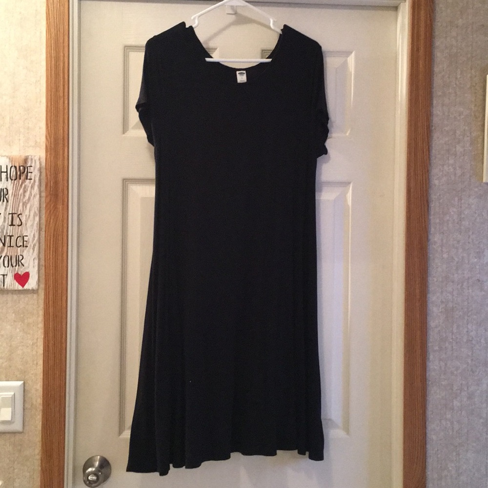 Black Old Navy T-shirt Dress